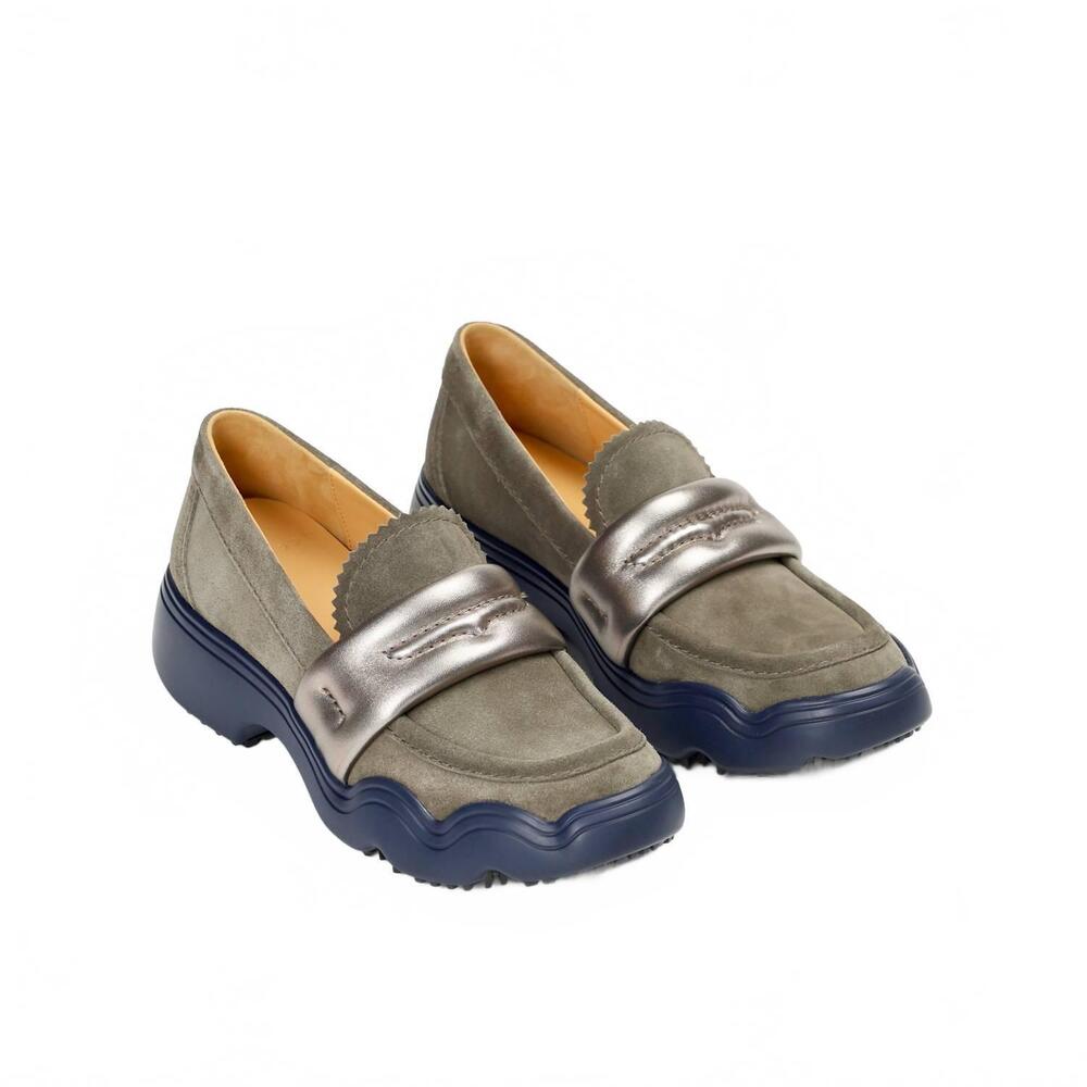 NEW 4CCCCEES women's sanho loa loafer in smoke grey